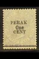 1891 1c On 6c Lilac, Ovptd Type 37, SG 45,  Fine Mint (light Toning) For More Images, Please Visit... - Altri & Non Classificati