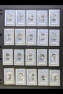1917 FAMOUS PEOPLE An ALL DIFFERENT Collection Presented On Stock Pages. Series XVA 1 To 40 & Series XIX... - Ohne Zuordnung