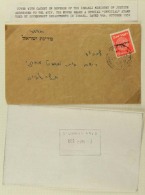 1951-1979 COVER ASSORTMENT Written-up Leaves Including 1951 Official; Knesset Mail; Unnamed Registration... - Other & Unclassified