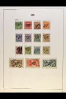 1922-23 GB OVERPRINTED Used Collection On Hingeless Leaves. With 1922 (Feb-July) Dollard Set (SG 1/9), Plus The... - Other & Unclassified