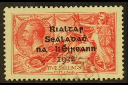1922 DOLLARD SEAHORSE 5s Rose Carmine, SG 19, Very Fine Cds Used.  For More Images, Please Visit... - Other & Unclassified