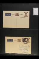 POSTAL STATIONERY AIRMAIL POSTCARDS 1942-63 Group Of Unused & Used Postcards, H&G F4/7 (missing Only FG6... - Other & Unclassified