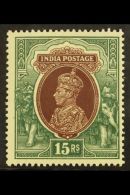 1937-40 15r Brown & Green, SG 263, Very Fine Mint For More Images, Please Visit... - Altri & Non Classificati