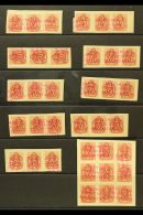 POSTAGE DUES ARCHIVE SPECIMENS 1941 Postage Due Complete Set Of 9, Michel 135/143, Plus 1941-42 3f, 24f, And 50f,... - Autres & Non Classés