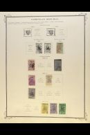 1866-1954 ALL DIFFERENT MINT AND USED Collection On Scott Printed Pages. Note 1866 1r Black On Pale Green Used;... - Dominicaine (République)