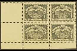 SCADTA 1921-23 1p Grey-black, (Scott C32, SG 25, Michel 17), Superb Never Hinged Mint Lower Left BLOCK Of 4, Very... - Colombia