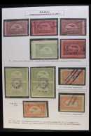 SCADTA 1920-21 Used Collection With Postmark Interest In Hingeless Mounts On A Page, Inc 1920-21 Hydroplane 30c... - Colombia