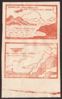 COMPANIA COLOMBIANA DE NAVEGACION AEREA 10c Brown Red Sea And Mountains, Cliffs And Lighthouse, SG 13a/14a, As A... - Kolumbien