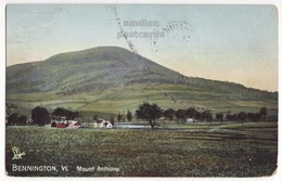 BENNINGTON VT Mount Anthony View C1907 Scenic Vintage Vermont Postcard - Bennington