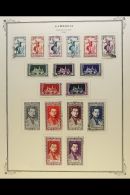 1952-61 USED COLLECTION A Highly Complete, All Different Used Collection Presented On Printed Pages. (125+ Stamps)... - Cambogia