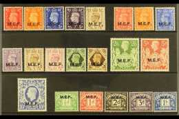 MIDDLE EAST FORCES 1942-47 NEVER HINGED MINT COLLECTION Of Sets. Lovely (21 Stamps) For More Images, Please Visit... - Italienisch Ost-Afrika