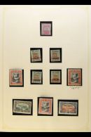 1889-1968 FINE MINT COLLECTION In Hingeless Mounts On Leaves, Inc 1889 96c Unused, 1890 Surchs Set, 1899 Surchs... - Britisch-Guayana (...-1966)