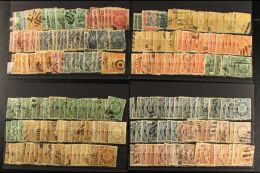 1868-1924 USED RANGES With Some Duplication, Shades & Possible Postmark Interest Sorted By Issues On Stock... - Bolivien