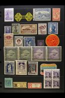 INTERESTING EPHEMERA 1880s-1920s. A Delightful Selection Of "Cinderella" Items That Includes Charity Labels, Tirol... - Other & Unclassified