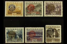 1931 Rotarian Congress "Rotary International" Overprints Complete Set (Michel 518/23, SG 666/71), Very Fine Mint,... - Other & Unclassified