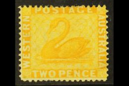 WESTERN AUSTRALIA 1882-85 2d Chrome- Yellow Perf 12, SG 83, Mint, Fresh & Attractive. For More Images, Please... - Other & Unclassified