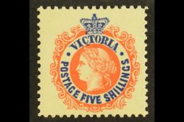 VICTORIA 1905-13 5s Rose- Red And Ultramarine Perf 11, SG 443, Never Hinged Mint. For More Images, Please Visit... - Other & Unclassified