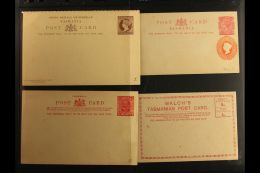 TASMANIA POSTAL STATIONERY 1880's-1910's Attractive All Different Unused Collection Of Postal Cards, Letter Card,... - Other & Unclassified