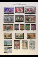 FRENCH ISSUES 1962-1998 COMPREHENSIVE SUPERB NEVER HINGED MINT COLLECTION In Hingeless Mounts On Leaves, All... - Autres & Non Classés
