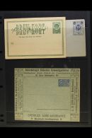 SCANDINAVIAN LOCAL POSTS Late 19th Century Collection Of Unused Postal Stationery Postcards & A Few Envelopes,... - Other & Unclassified