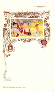 1 Menu Card  C1900  SPORT  LAWN -TENNIS Pub BENEDICTINE FECAMP - Carte Menu Magnifique - Altri & Non Classificati