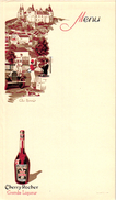 1 Menu Card  C1930  SPORT  LAWN -TENNIS Pub Liqueur Cherry Rocher - Altri & Non Classificati