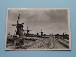 Hollandse Molen ( BIC ) Anno 195? ( Zie Foto Details ) !! - Kinderdijk