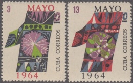 1964.74 CUBA MNH 1964. Ed.1048-49. MNH PRIMERO DE MAYO. LABOR DAY - Ongebruikt