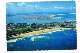 AUS-226    NEWCASTLE : The Beach And The Hunter River From The Air - Newcastle