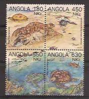 ANGOLA 1993 Sea Turtles MNH - Tortues