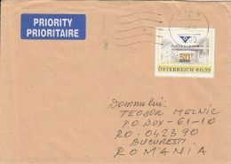 56497- JAUSTRIA HOTELS INTERNATIONAL ORGANIZATION, STAMP ON COVER, 2005, AUSTRIA - Covers & Documents