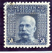 BOSNIA & HERZEGOVINA 1906 5 Kr . Perforated 9¼ Used. Michel 44C, SG 201B - Bosnie-Herzegovine