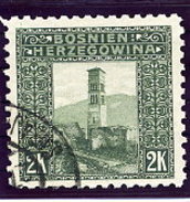 BOSNIA & HERZEGOVINA 1906 2 Kr . Perforated 9¼ Used. Michel 43C, SG 200B - Bosnie-Herzegovine
