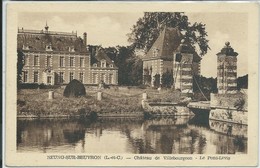 Neung-sur-Breuvon-Château De Villebourgeon-Le Pont-Levis-(SÉPIA) - Neung Sur Beuvron