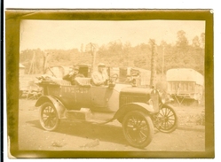 08 FRANCHEVAL PHOTO DU 27 JUILLET 1919 MILITAIRE EN VOITURE N° 192325 FORD MODELE T AVEC CHAUFFEUR - Automobili
