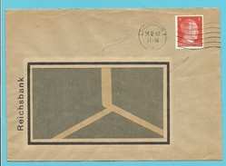 Duitse Postzegel Op Brief Met Stempel LUXEMBURG Op 24/12/42 - 1940-1944 German Occupation