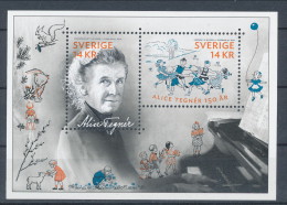 Sweden 2014 Facit #  BL 42 - Alice Tegnér SS. MNH (**) - Unused Stamps