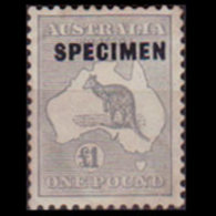 AUSTRALIA 1935 - Scott# 128 Kangaroo Specimen 1 Pound LH - Nuovi