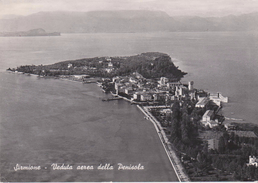 CPSM 10X15 . ITALIE . SIRMIONE . Veduta Aerea Della Penisola - Autres & Non Classés