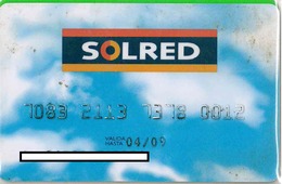 Credit Card - Carte De Credit - SOLRED - Krediet Kaarten (vervaldatum Min. 10 Jaar)