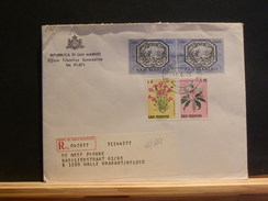 66/862   LETTRE   RECOMM. SAN MARINO POUR LA BELG. - Covers & Documents