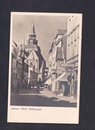 AK Güstrow I. Meckl. - Mühlenstrasse ( écrite Par Un Prisonnier Alsacien Albert Stahl En 1943) - Guestrow
