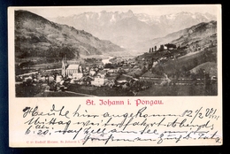 St. Johann I. Pongau / Rudolf Holzer / Long Line Postcard Circulated, 2 Scans - St. Johann Im Pongau