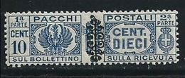 ● ITALIA  LUOGOTENENZA 1945  PACCHI POSTALI  N.° 49 **  Cat. ? € ️ Lotto N. 681 - Colis-postaux