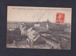 Prix Fixe Lesneven - College Et Chapelle - Au Loin La Fleche De N.D. De Folgoët - Lesneven