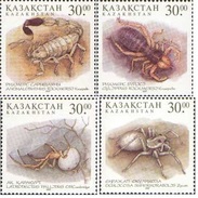 1997 Kazakhstan Kasachstan - Venomous Insects - Spiders, Scorpion - Araignées