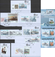 Danmark Gronland - Various Issues Canceled On Paper (Michel Value Over € 60)1 - Oblitérés