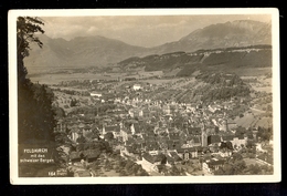 Feldkirch Mit Den Schweizer Bergen / Postcard Circulated, 2 Scans - Feldkirch