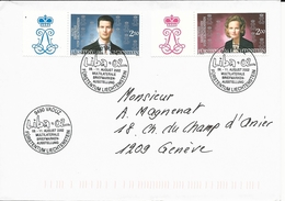 1235,1236, Couple Princier, Princesse Marie, Prince Hans-Adam II, LIBA 02 - Covers & Documents