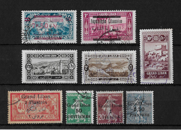 REPUBLIQUE FRANCAIS Kolonie Syrie-Grand Liban → Various Stamps With Overprint - Gebraucht